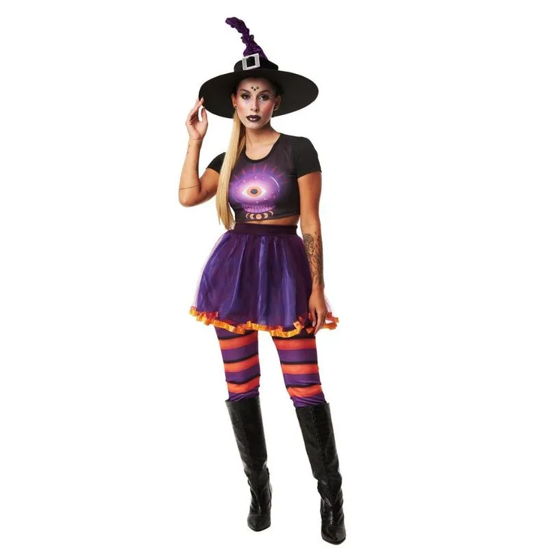 Fantasia Halloween Bruxa Thina Adulto Tamanho M