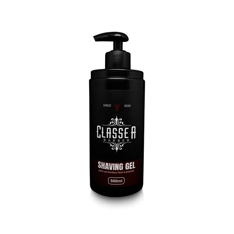 Shaving gel de barbear 500g - classe A