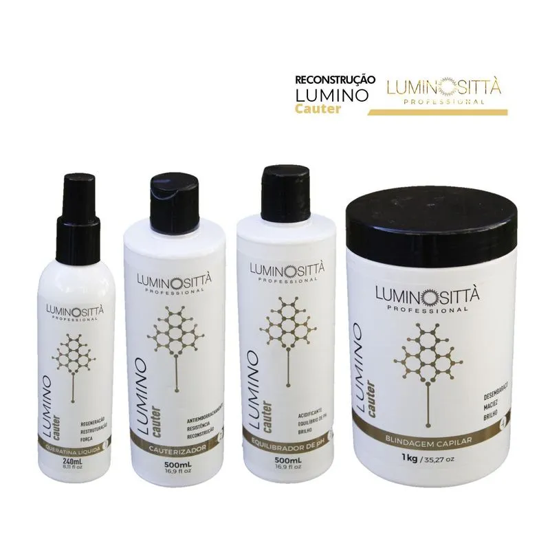 Kit Reconstrução Lumino Cauter 4 Passos - Luminosittà