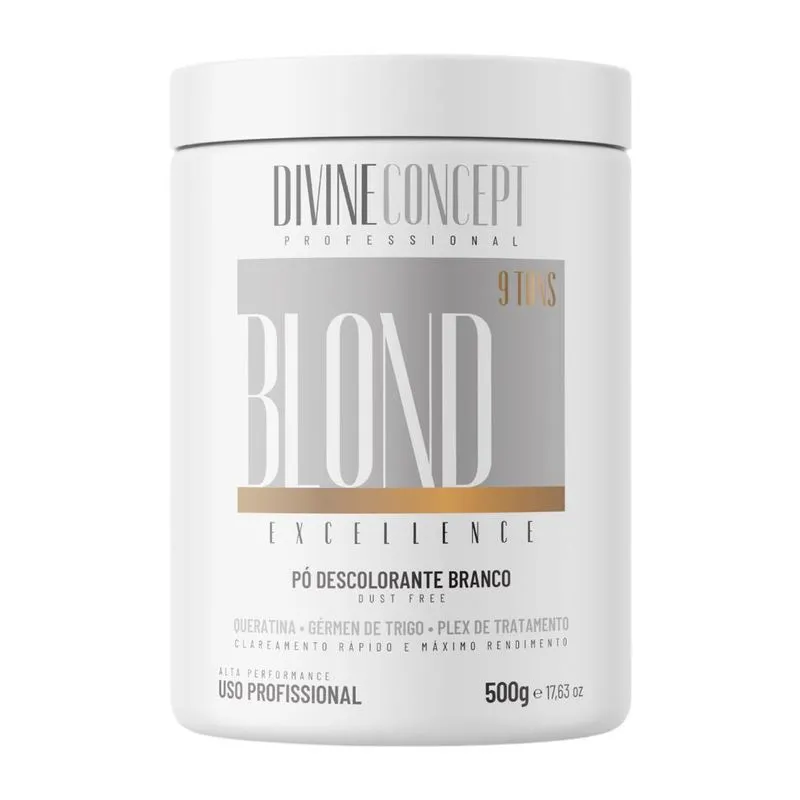 Pó Descolorante Branco Divine Concept 500g