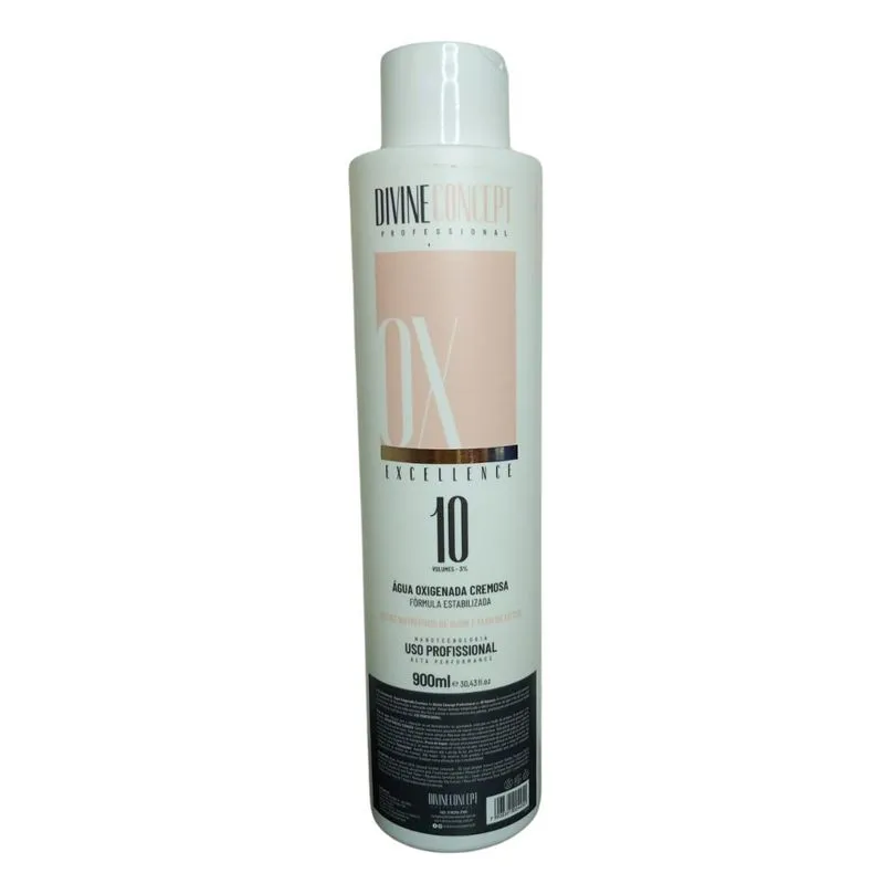 Água Oxigenada Cremosa 10 Volumes - 900ml Divine Concept