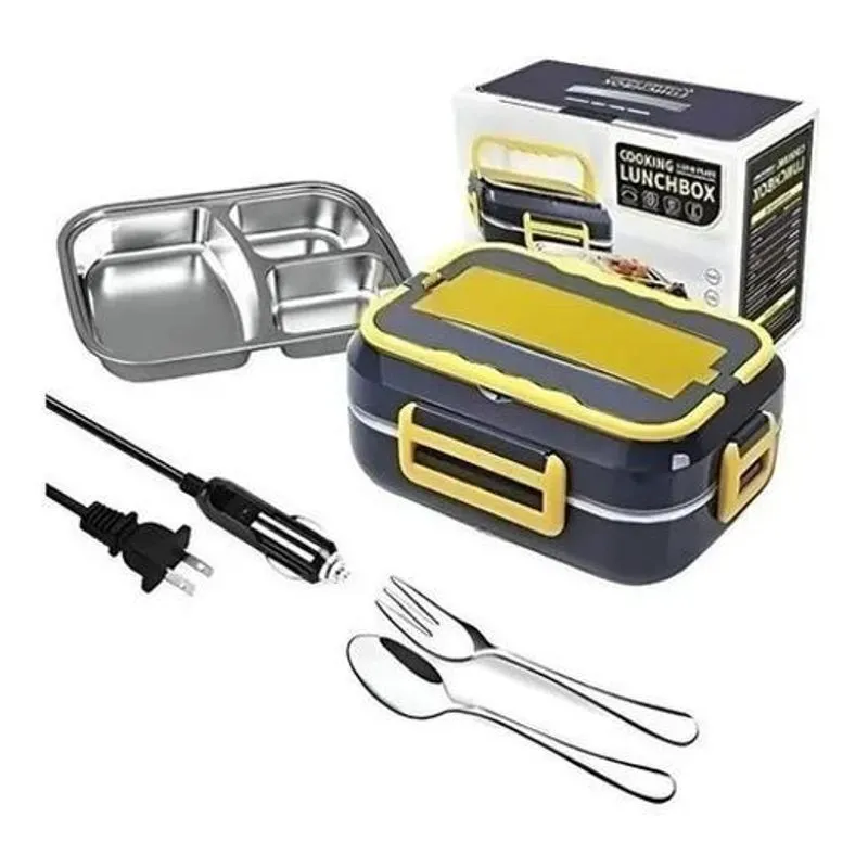 Electric Lunchbox Marmita Inox Cor Azul-escuro Tomada