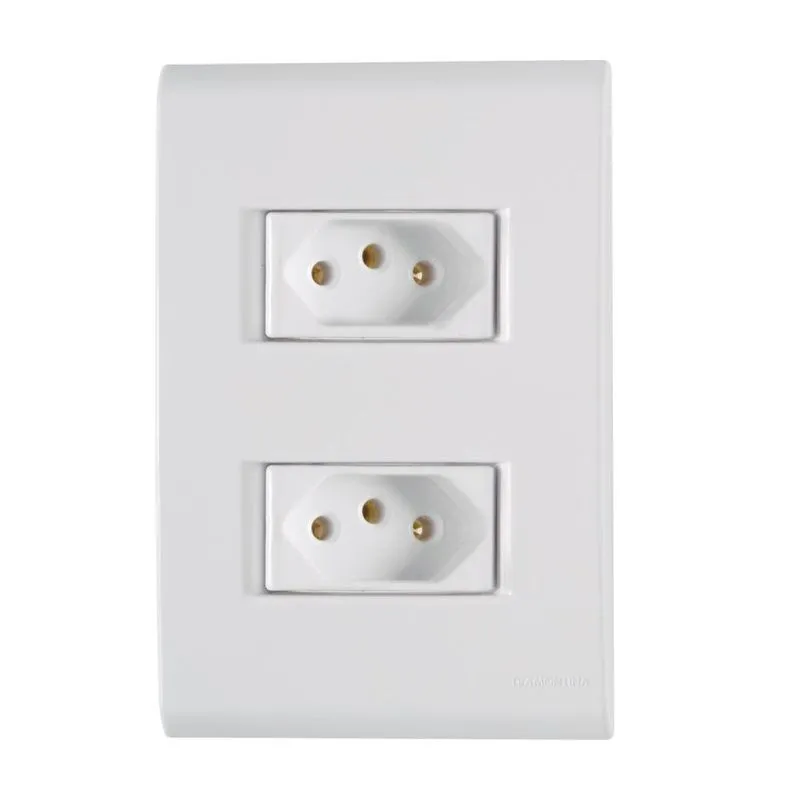 Tomada Dupla 2p+t 10a/250v Liz Br - 57170/265 - Tramontina