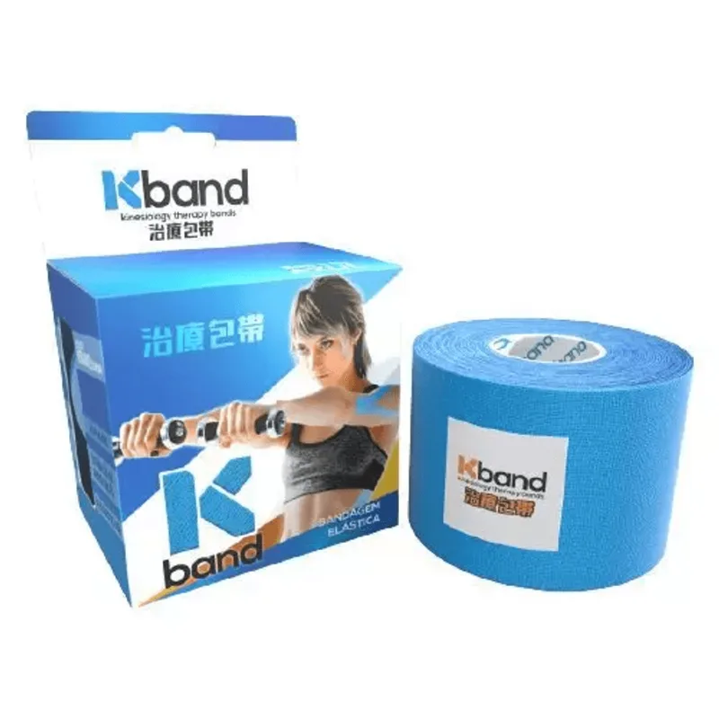 BANDAGEM ELASTICA ADESIVA KBAND AZUL 5CM X 5M R:KB-003
