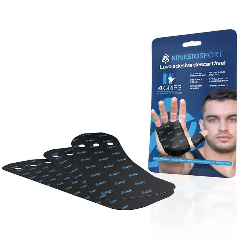 Luva Adesiva wod Grip KinesioSport Grip Adesivo 02 Pares