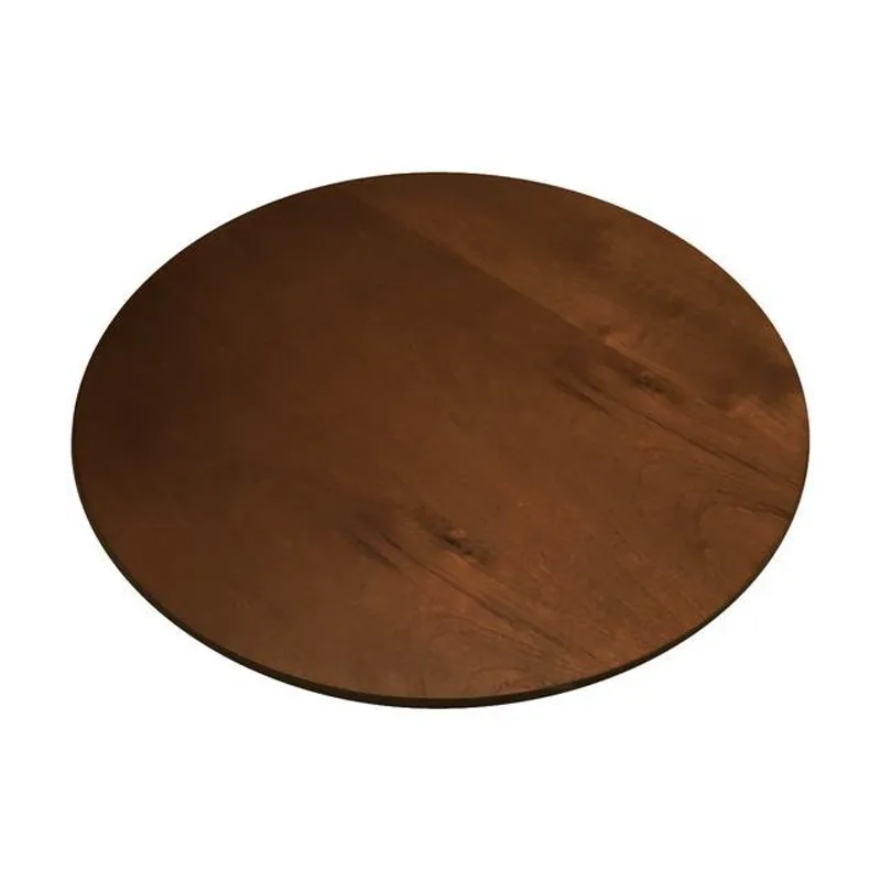 Prato Giratório Madeira Castanho 50 Cm Para Mesa De Jantar