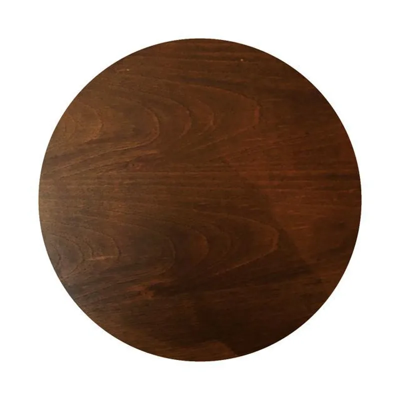 Prato Giratório Para Servir Comida No Jantar 70 Cm Castanho