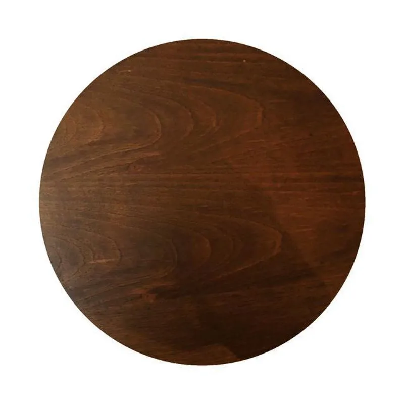 Prato Giratório Para Servir Comida No Jantar 80 Cm Castanho