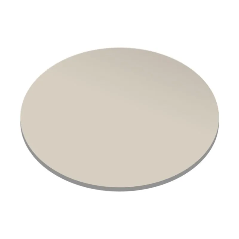 Prato Giratório Laqueado Off White 80 Cm Para Mesa De Jantar