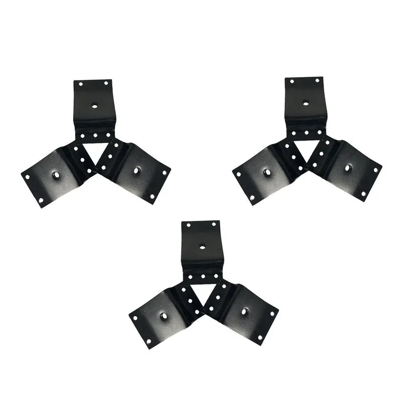 Kit 03 Suportes Chapinha Em Aço Para Móveis Em Pé Palito