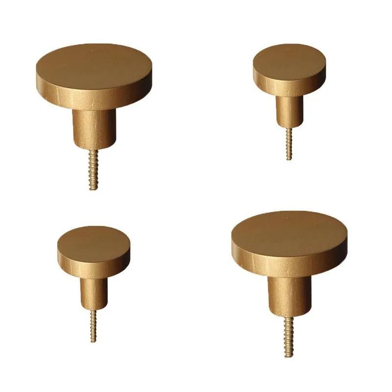 4 Ganchos Suporte Pendurador Para Roupas 5 E 3 Cm - Dourado