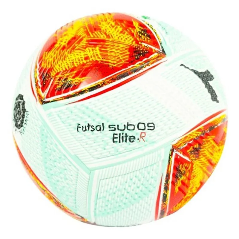 Bola De Futsal Diadora Sub-9 Protech Elite-r Cor Turqueza/am