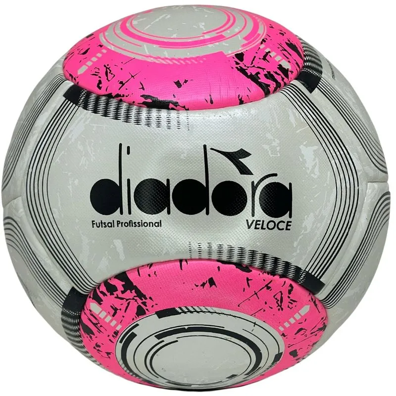 Bola Futsal Diadora Pro Veloce Liga Paulista Feminino Rosa