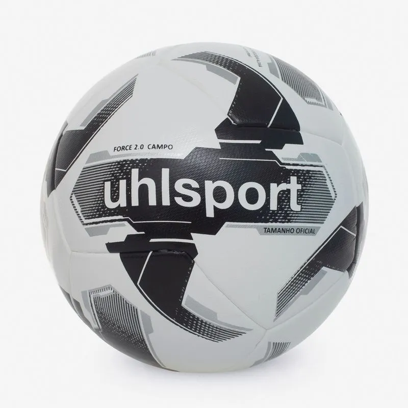 Bola de Futebol Campo uhlsport Force 2.0 - Branco e Preto Cor:Branco;Tamanho:5