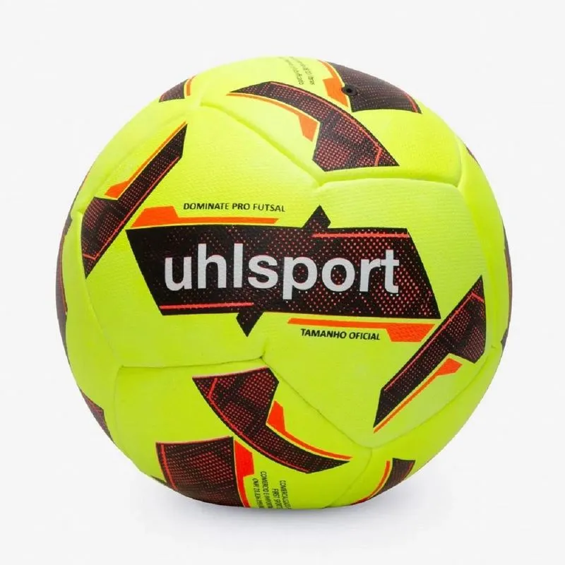 Bola Futsal Uhlsport Dominate Pro Amarelo E Vermelho