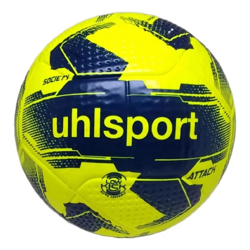 Bola Society Uhlsport Attack Cor Amarelo E Marinho