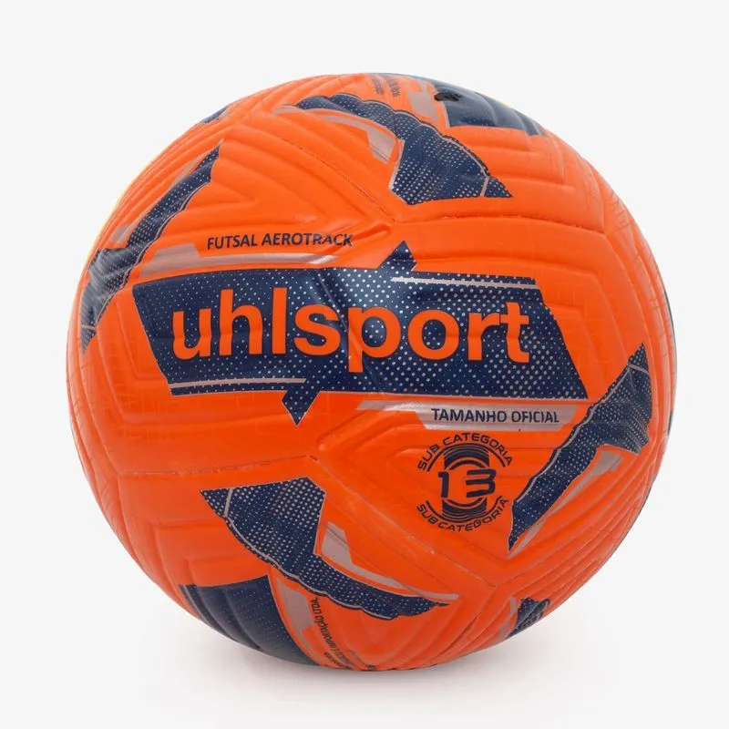 Bola de Futsal uhlsport Aerotrack Sub 13 - Laranja Cor:Laranja;Tamanho:3
