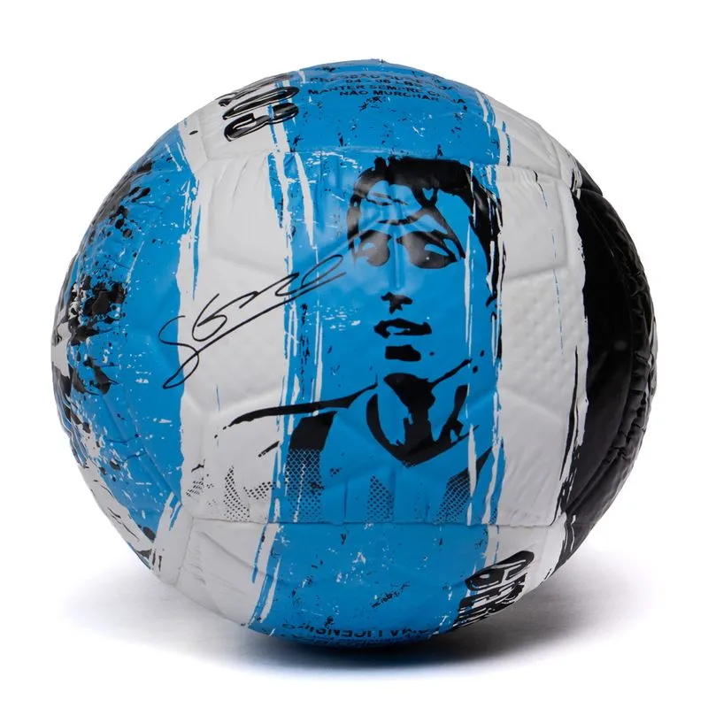 Bola de Futebol de Campo Dualt Grêmio Geromel Branco/Azul - U