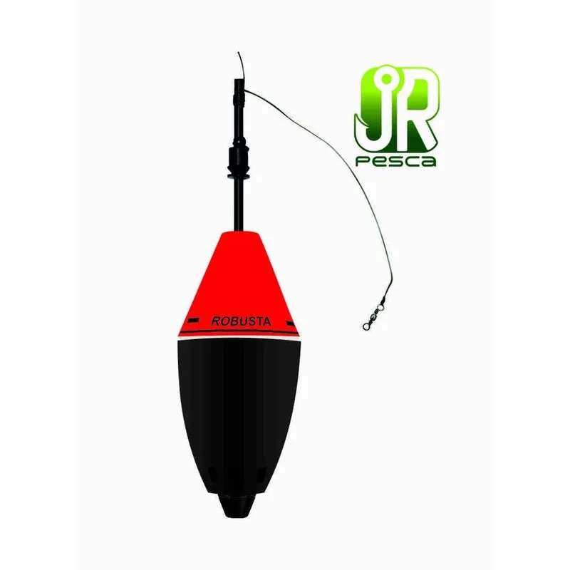 Bóia Cevadeira Robusta Ecológica 63 Gr Copo Preto jr Pesca