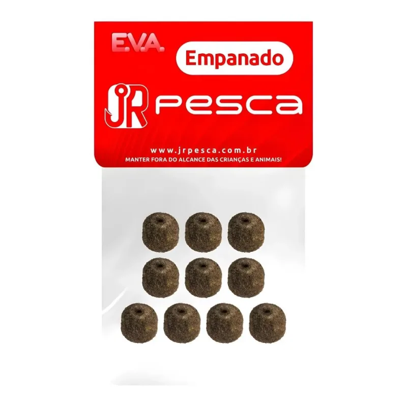 E. V. A. Jr 10mm Boleado Tipo Ra��o c/10 - Ra��o Empanado