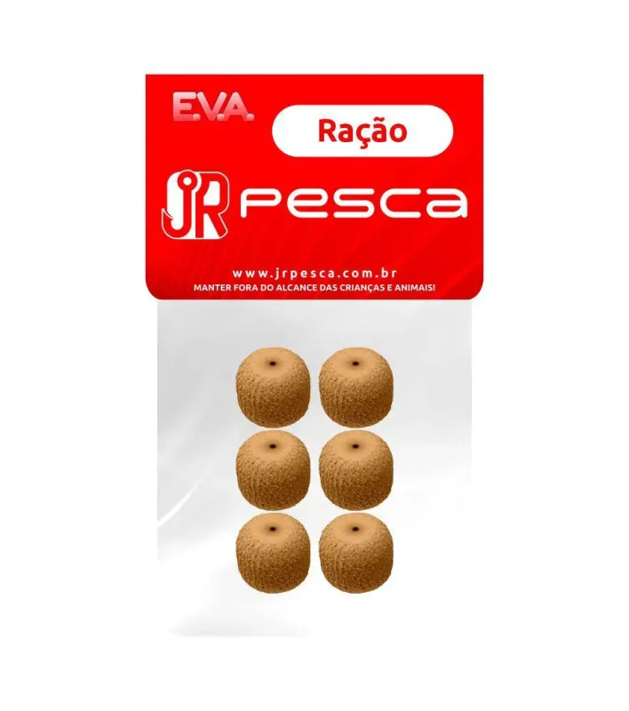 E. V. A. Jr 14mm Boleado Tipo Ra��o c/6 - Ra��o