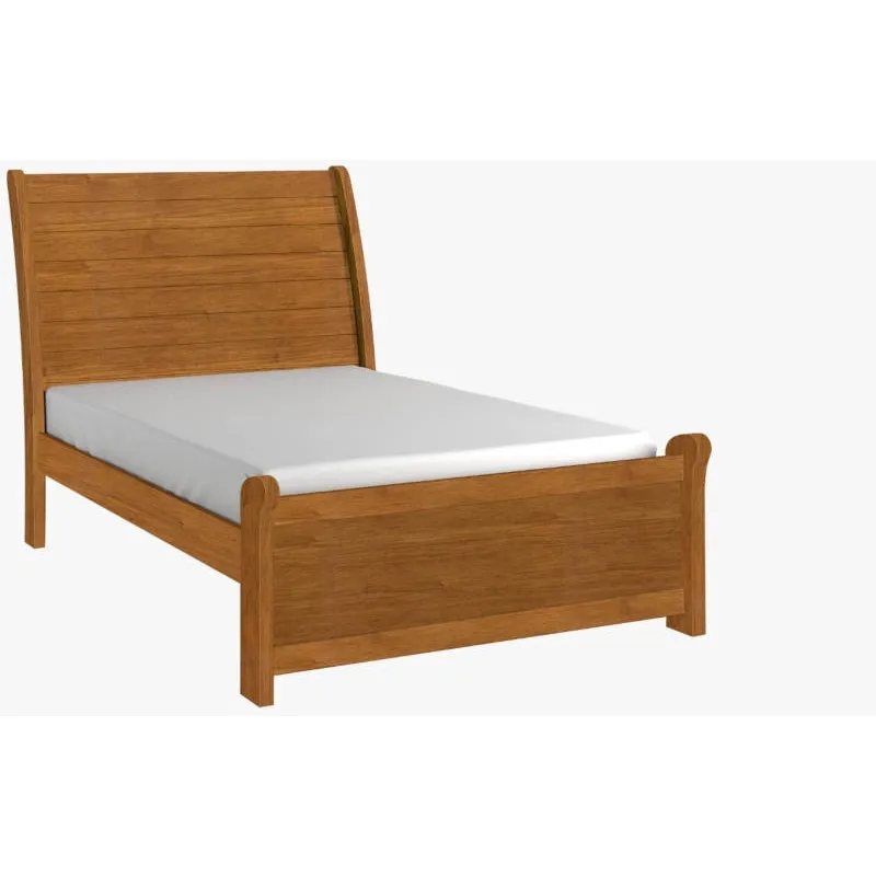 Cama Solteiro estrutura em mdf design moderno - Siena-Nature - Bianchi Móveis