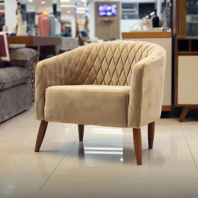 Poltrona Decorativa Madeira Maciça - Karina - Bianchi Móveis