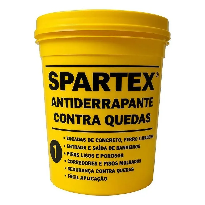 3x Tinta Antiderrapante Incolor Para Escada Spartex 1kg