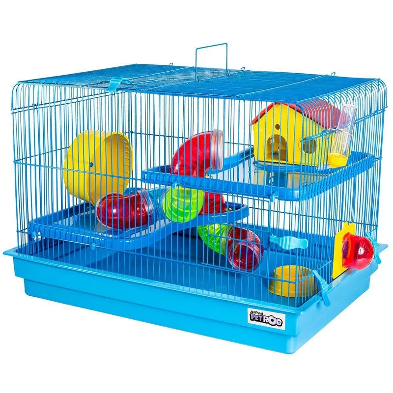 Gaiola Para Hamster Big Space Azul