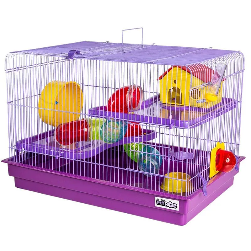 Gaiola Para Hamster Big Space Lilás