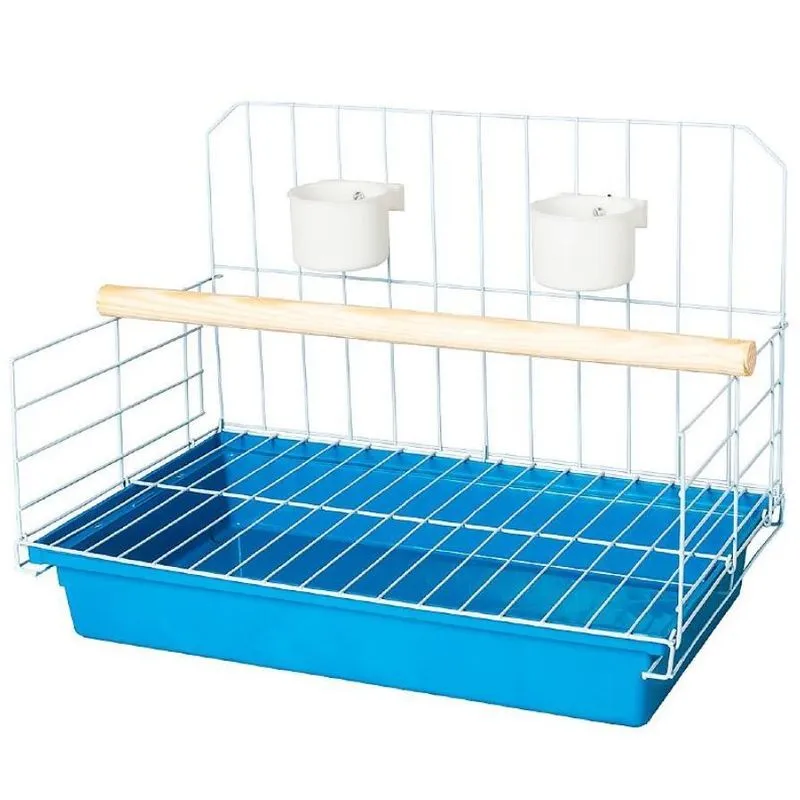 Poleiro Para Papagaio Médio Azul - Jelplast