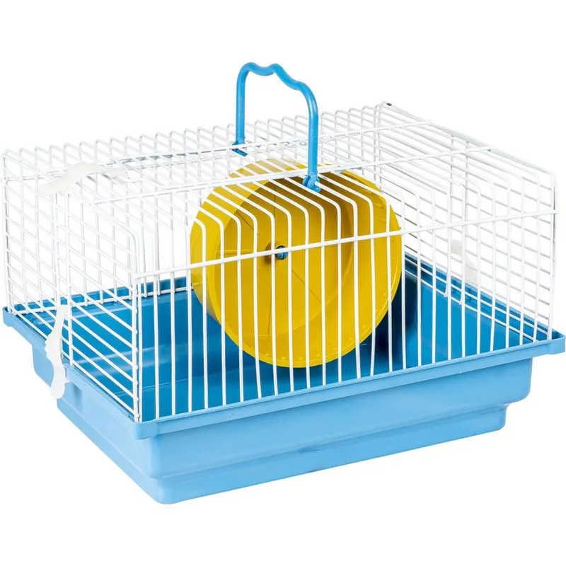 Gaiola Para Hamster Com Rodinha Brasileirinha Básica Azul