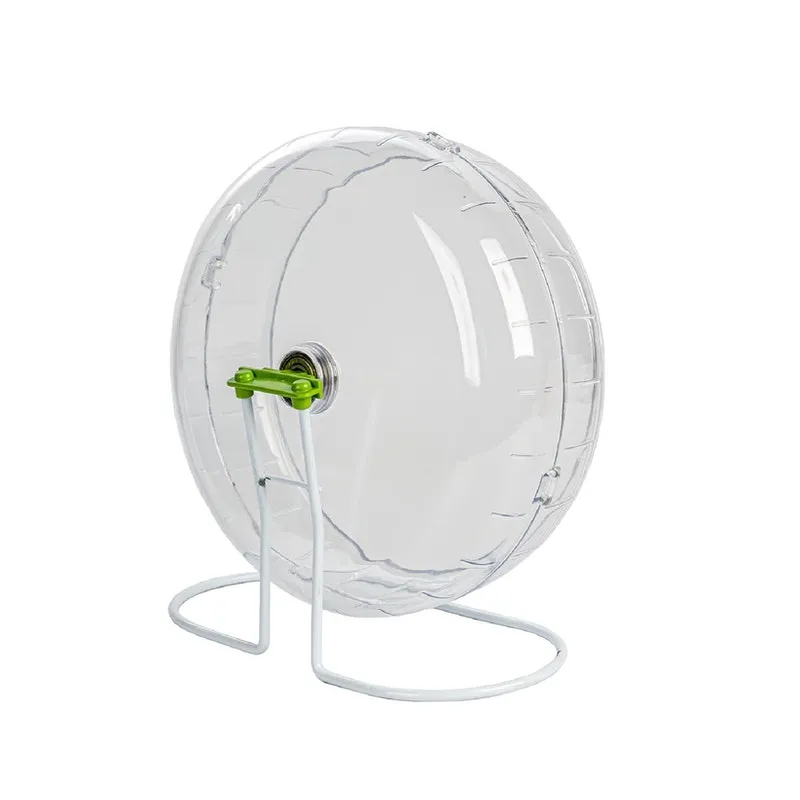 Roda Para Hamster Brinquedo Acrílico Com Suporte Ajustável