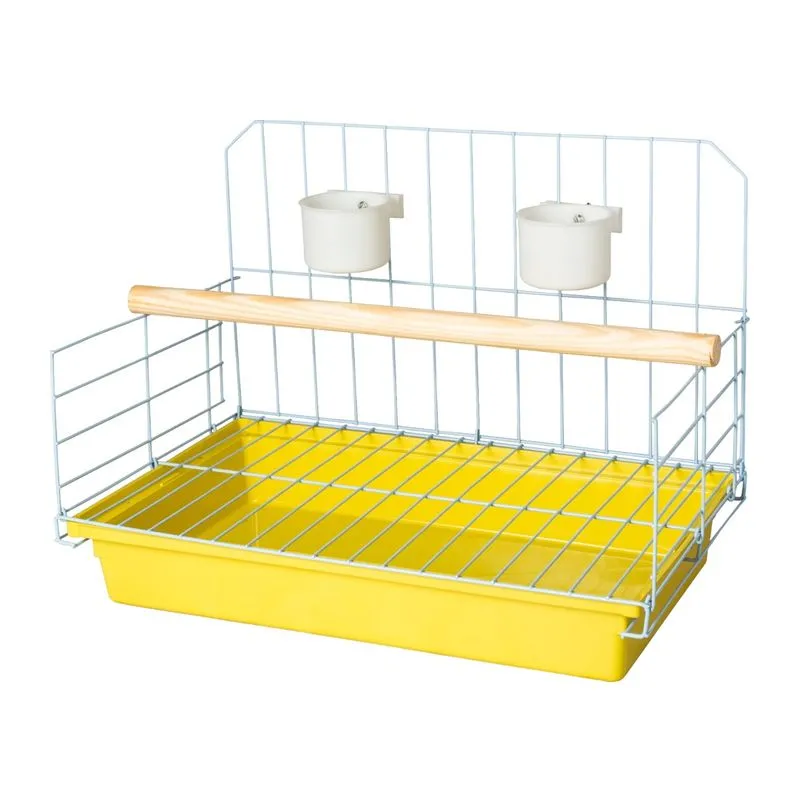 Poleiro Para Papagaio Médio Amarelo 1 Unidade Pet Piu Jel Plast