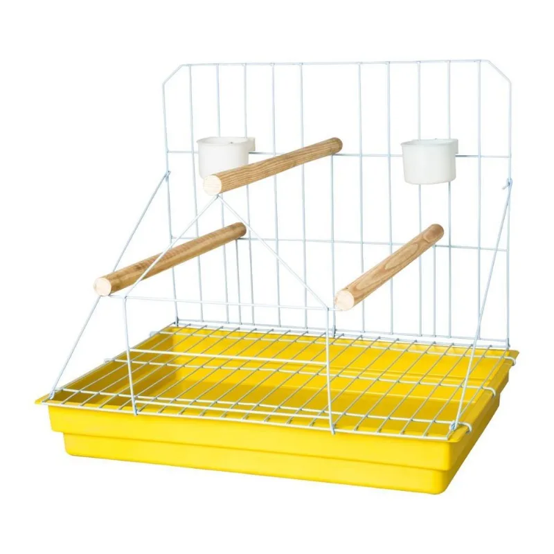 Poleiro Papagaio Grande Amarelo 1 Unidade Pet Piu Jel Plast