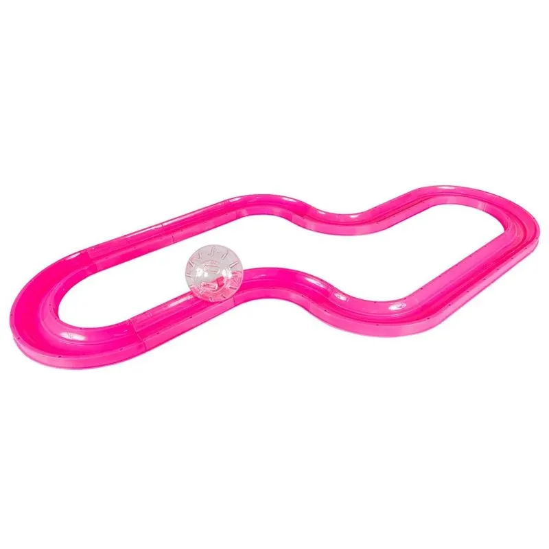 Pista Para Hamster 14 Partes Rosa Pet Roe Jel Plast