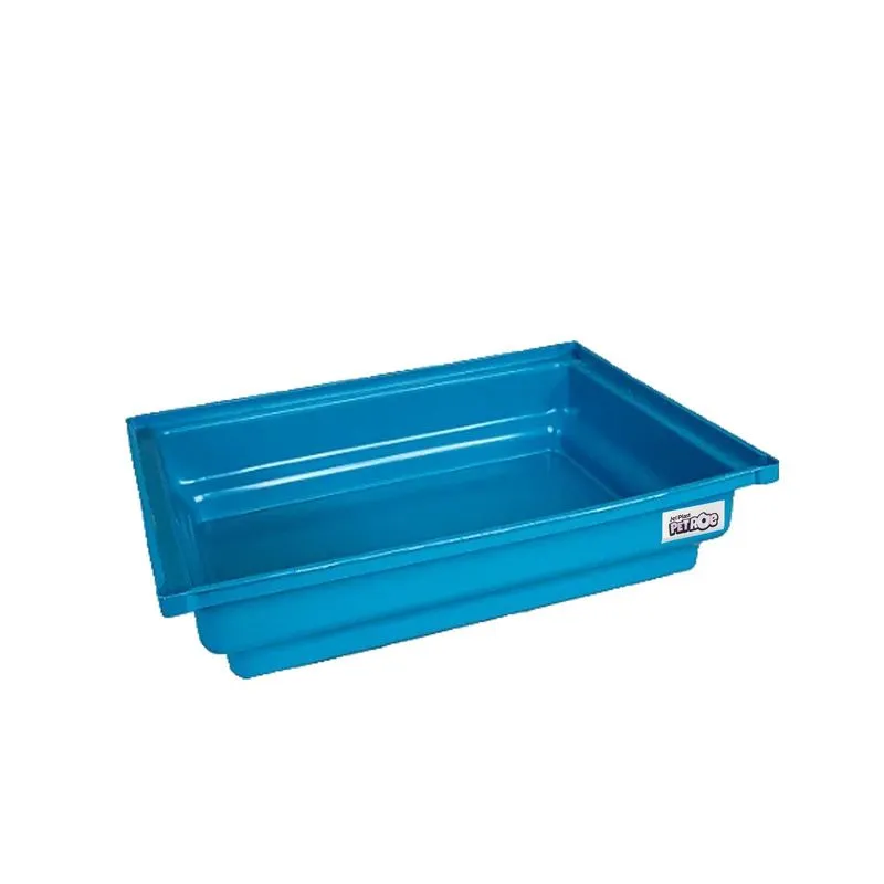 Bandeja Plástica Higiênica Azul Gaiola Pequena Jel Plast Pet