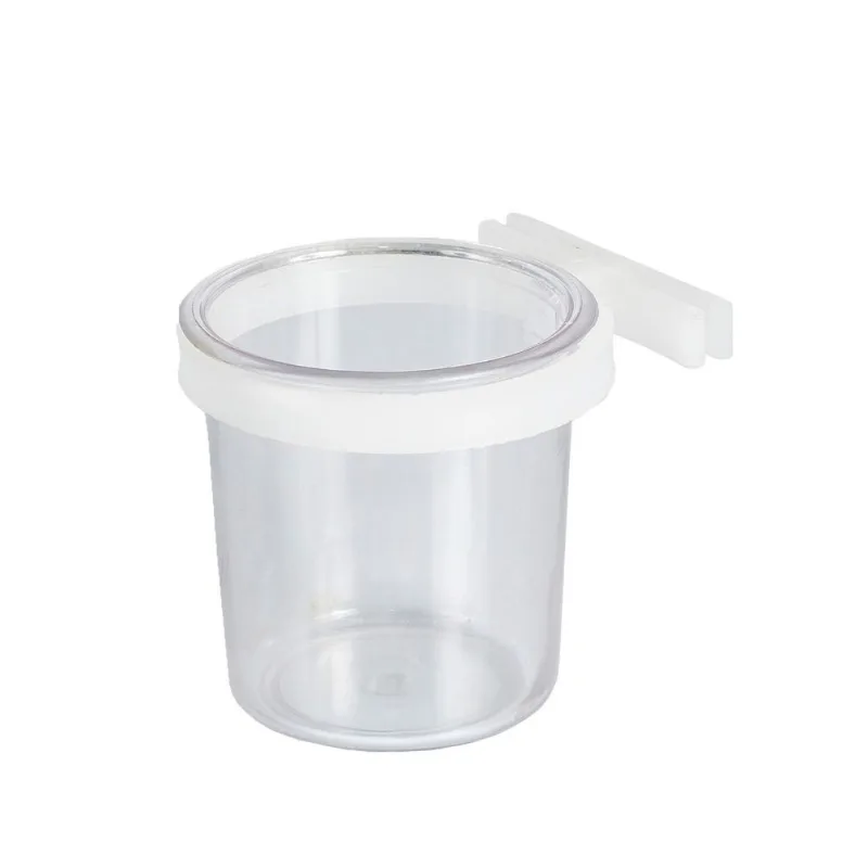 Porta Vitamina Cristal Grande Com Presilha 30ml 12 Unidades Pet Piu Jel Plast