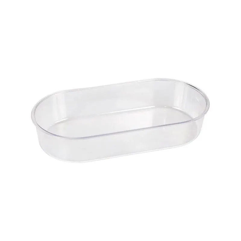 Banheira Cristal Oval Pequena 150ml 12 Unidades Pet Piu Jel