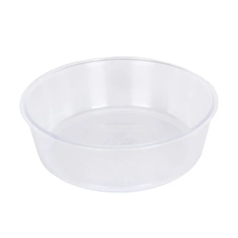 Tigela Redonda Cristal Grande Incolor 225ml 12 Unidades Pet Piu Jel Plast