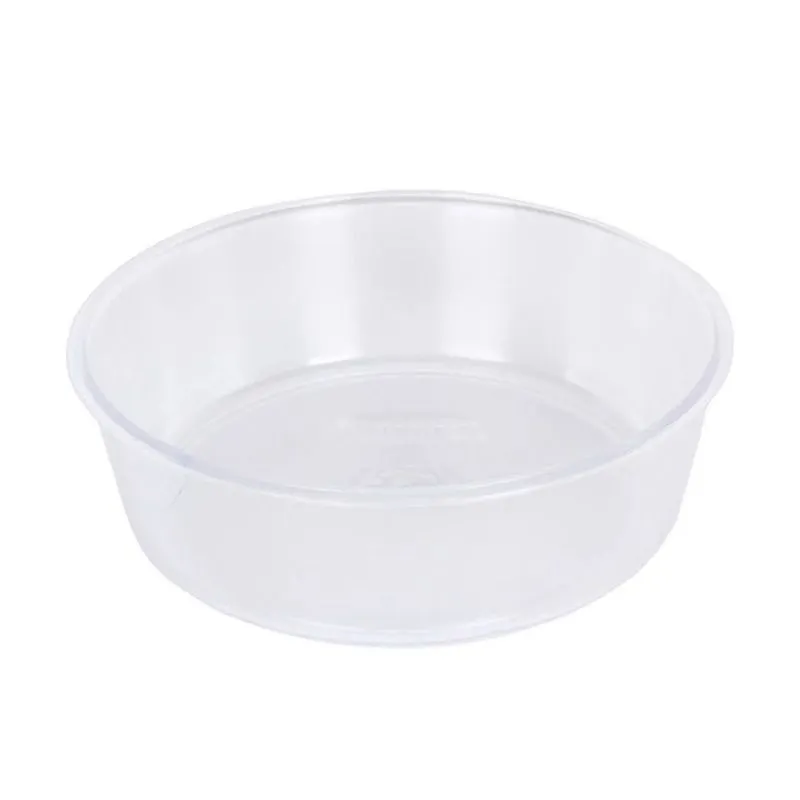 Tigela Redonda Cristal Incolor Média 125ml 12 Unidades Pet Piu Jel Plast