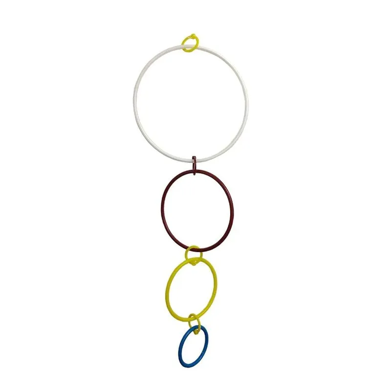 Argolas Plasticas Para Passaros Mansos 6 Unidades Pet Piu Jel Plast