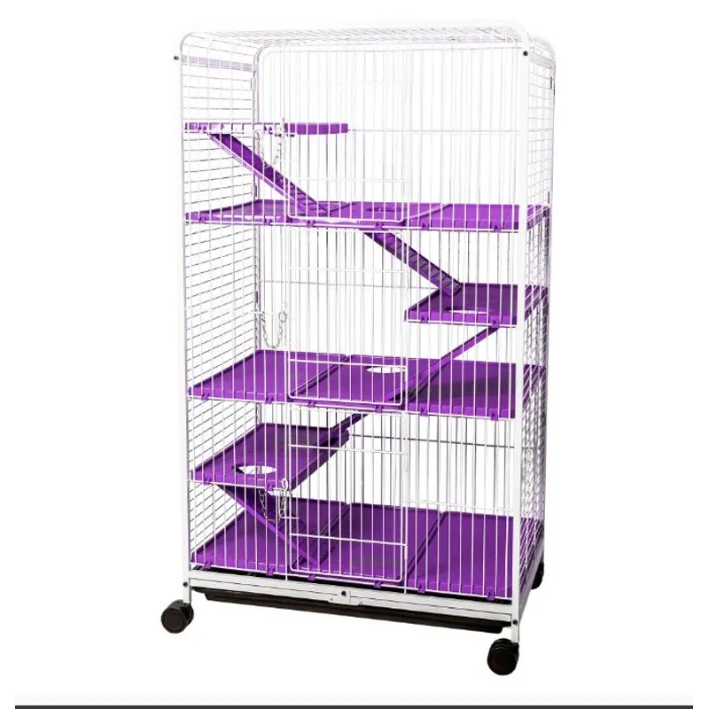 Gaiola Forcevet Fauna Pet Roe Luxo G Branco/lilás Jel Plast