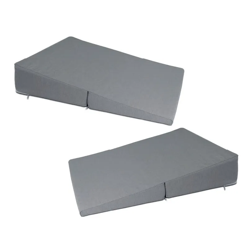 Conjunto de Travesseiros Antirrefluxo 83x70 cm - Sleep Complements Cinza