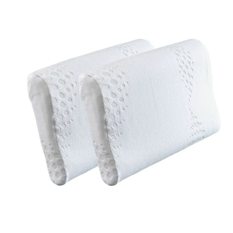 Conjunto de Travesseiros 60x40 cm - Visco Firme Cervicale - Sleep Complements Branco
