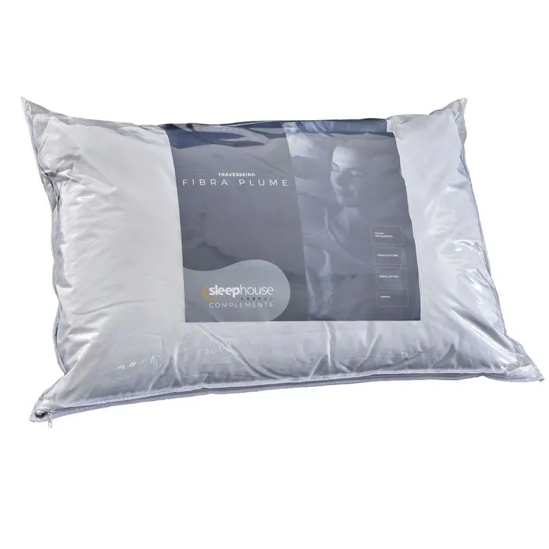 Travesseiro Fibra Plume 70x50x18 - Sleep Complements Branco