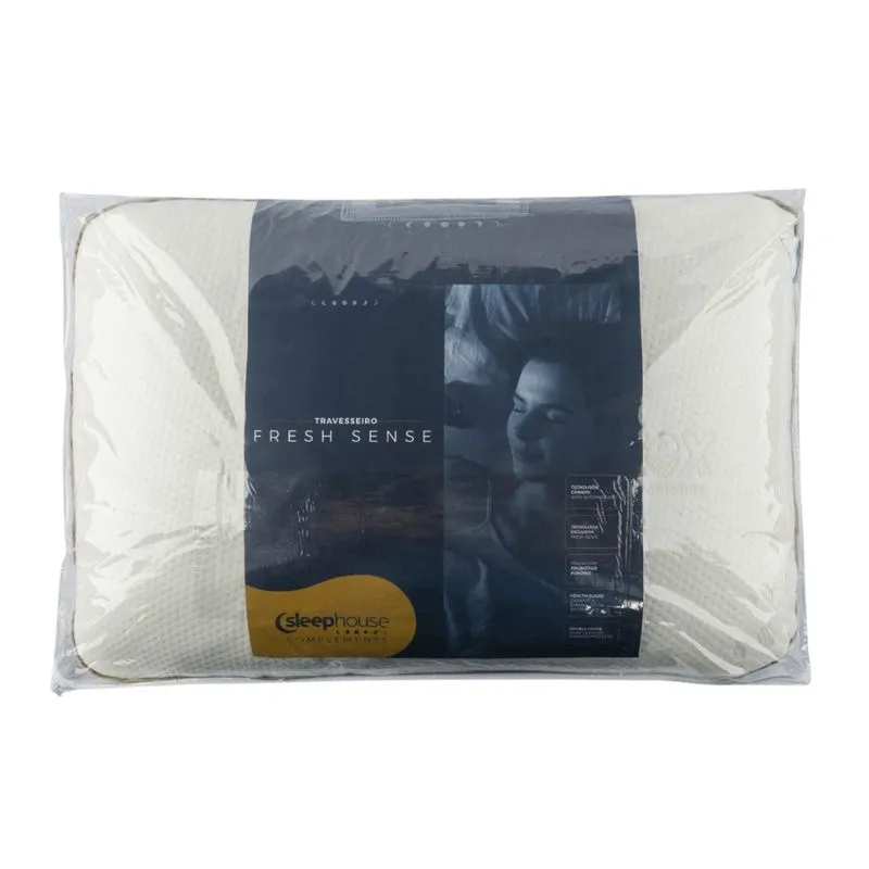 Travesseiro Fresh Sense 60x40x15 - Sleep Complements U