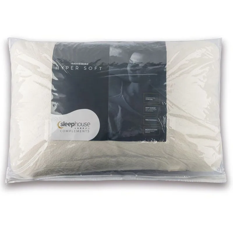 Travesseiro Hyper Soft 60x40x18 - Sleep Complements Branco