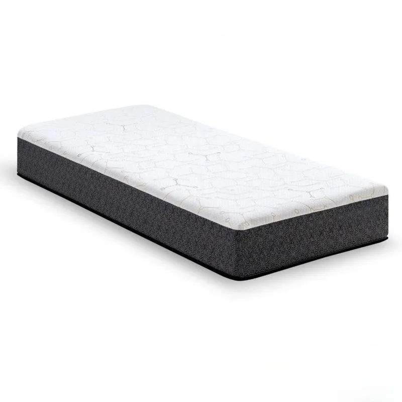 Colchão Solteiro 88cm X 17cm Enrolado E Embalado A Vácuo Hypnos Pikolin Branco/cinza Branco/ Cinza