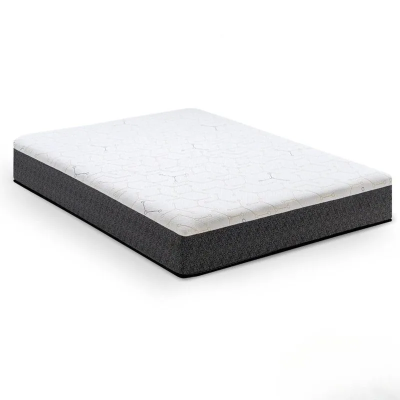 Colchão Casal 138cm X 17cm Enrolado E Embalado A Vácuo Hypnos Pikolin Branco/cinza Branco/ Cinza